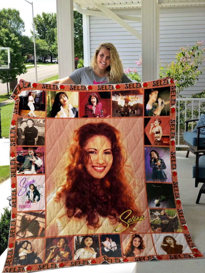 Selena Quintanilla Quilt Blanket For Fans Home Decor Gift 2