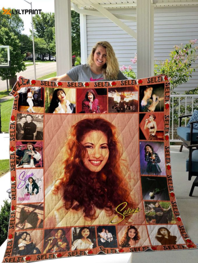 Selena Quintanilla Quilt Blanket For Fans Home Decor Gift 1