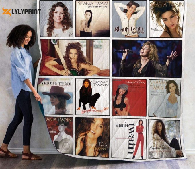 Shania Twain Singles 3D Customized Quilt Blanket 1