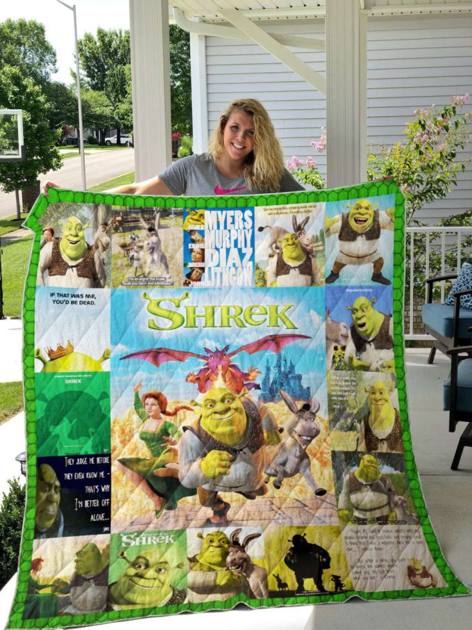 Shrek 2 Quilt Blanket For Fans Home Decor Gift 2