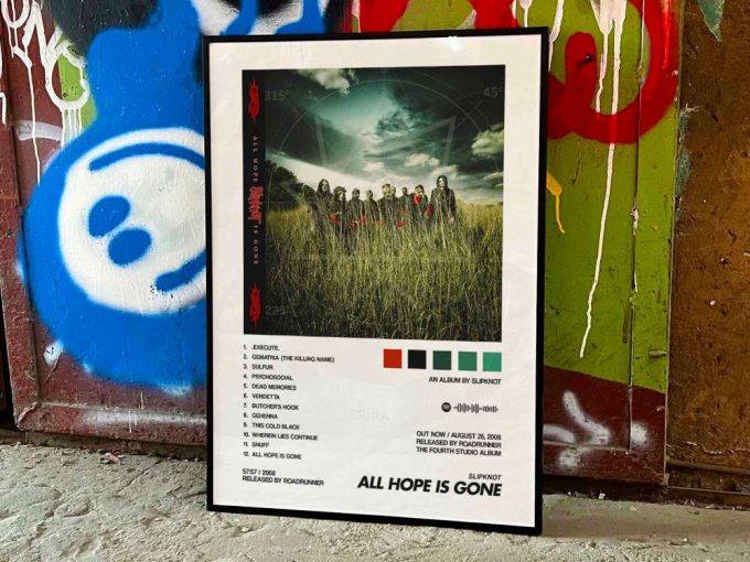 Slipknot &Quot;All Hope Is Gone&Quot; Album Cover Poster For Home Room Decor #2 2