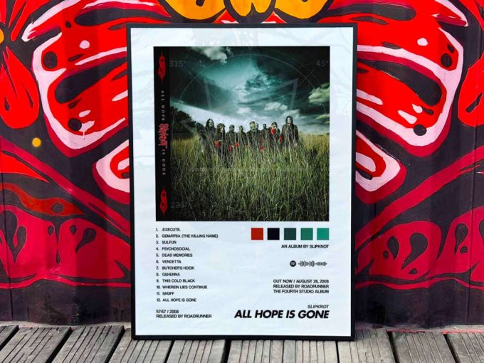 Slipknot &Quot;All Hope Is Gone&Quot; Album Cover Poster For Home Room Decor #2 3