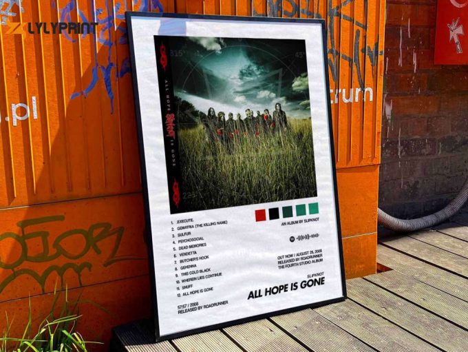 Slipknot &Amp;Quot;All Hope Is Gone&Amp;Quot; Album Cover Poster For Home Room Decor #2 1