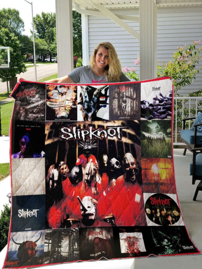 Slipknot Quilt Blanket For Fans Home Decor Gift 2