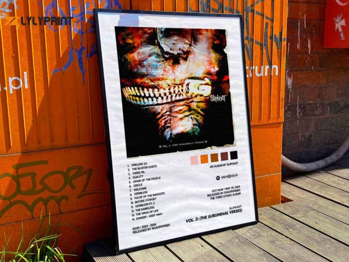 Slipknot &Amp;Quot;Vol 3 The Subliminal Verses&Amp;Quot; Album Cover Poster #2 1