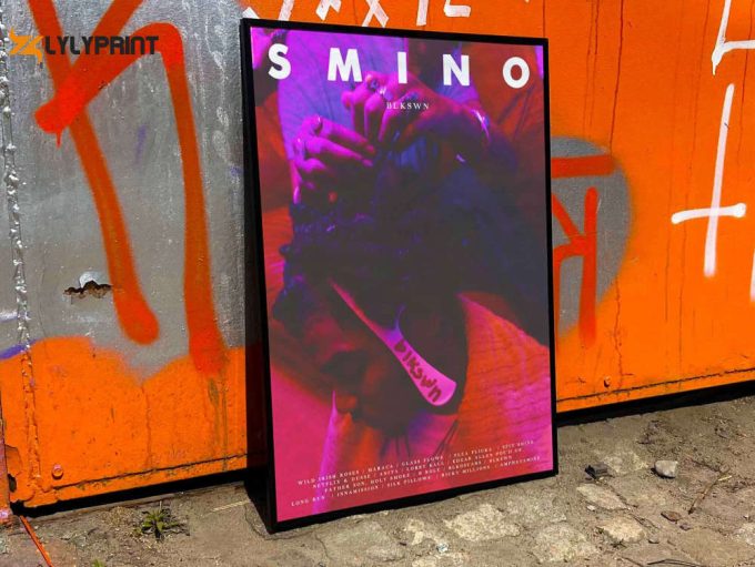 Smino &Amp;Quot;Blkswn&Amp;Quot; Album Cover Poster #Fac 1