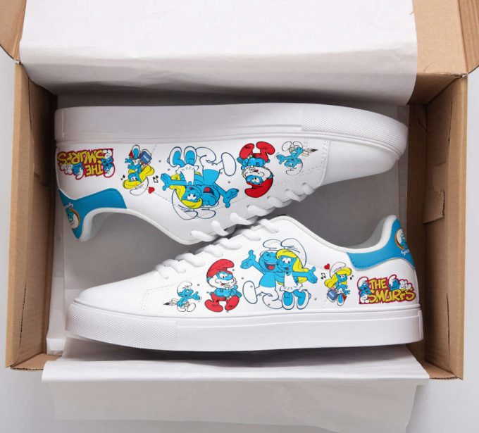 Smurf Skate Shoes For Men Women Fans Gift 2