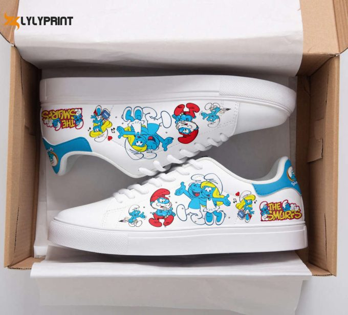 Smurf Skate Shoes For Men Women Fans Gift 1