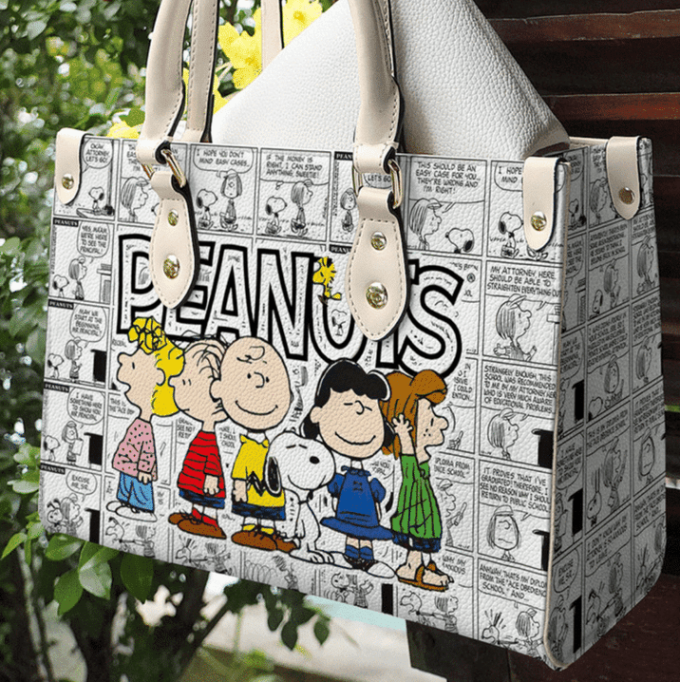 Snoopy Leather Handbag Gift For Women 2