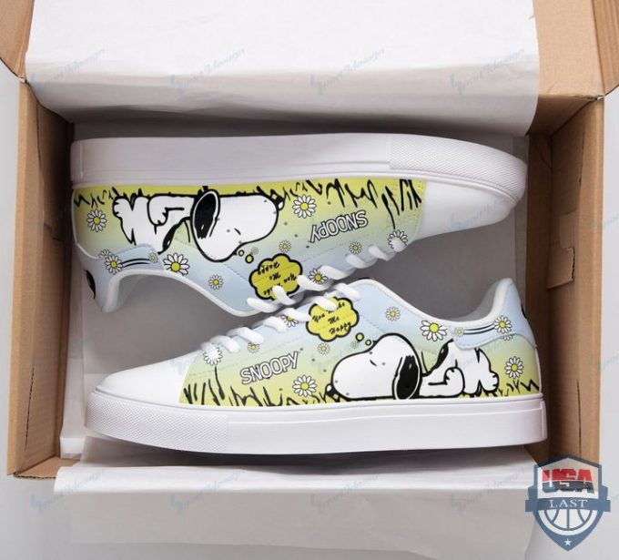Snoopy Skate Shoes For Men Women Fans Gift 3