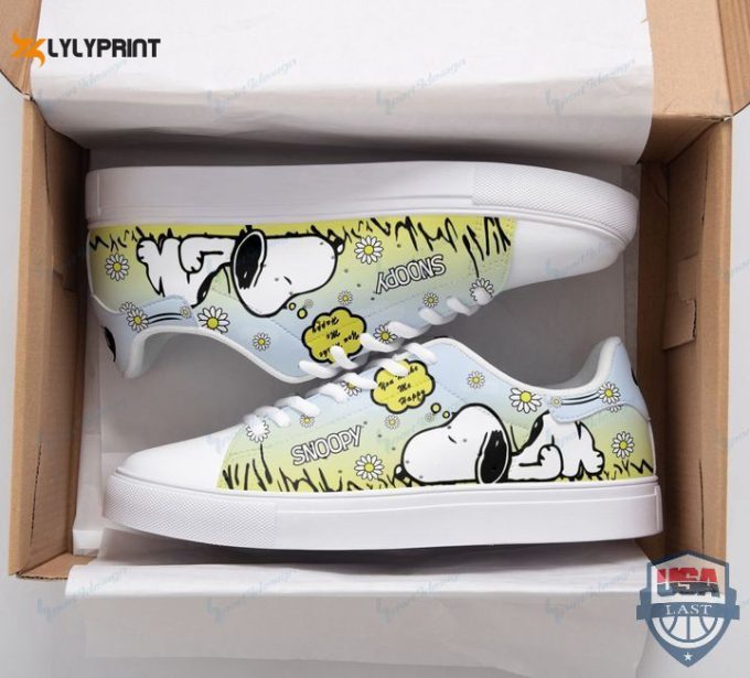 Snoopy Skate Shoes For Men Women Fans Gift 1