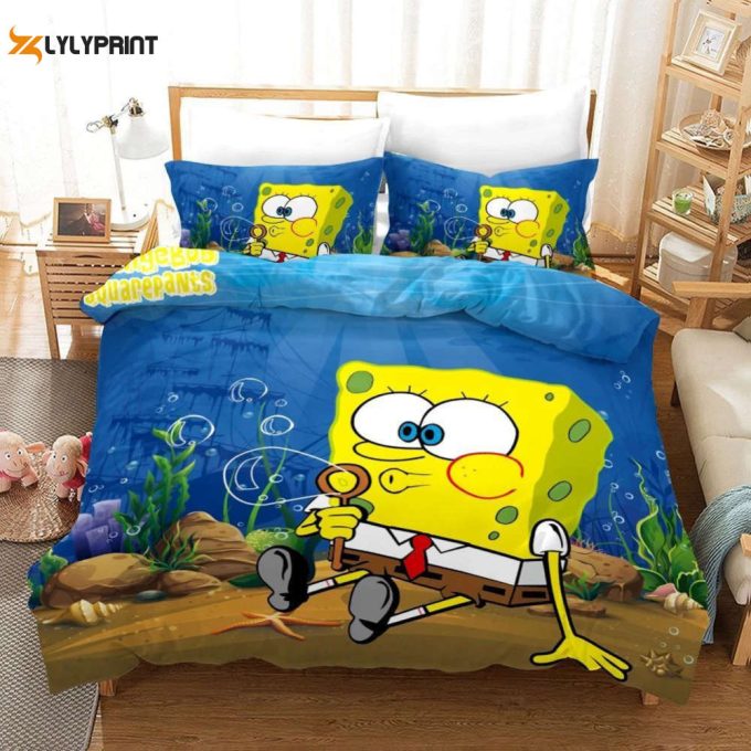 Spongebob Squarepants Duvet Quilt Bedding Set 268 1