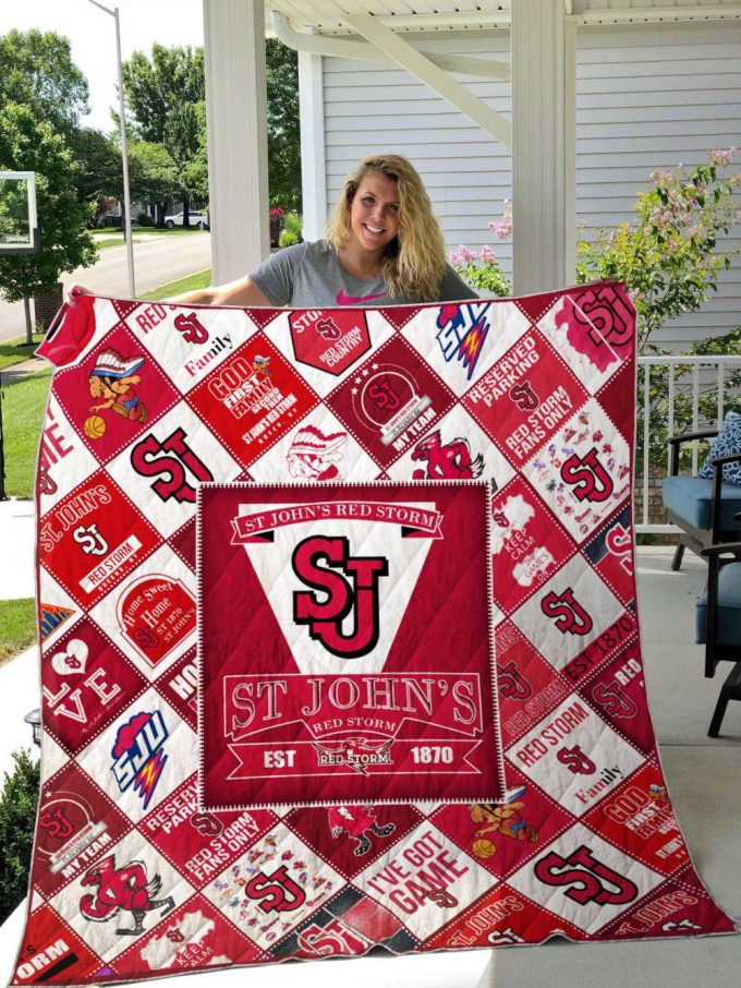 St. John’s University Quilt Blanket For Fans Home Decor Gift 3