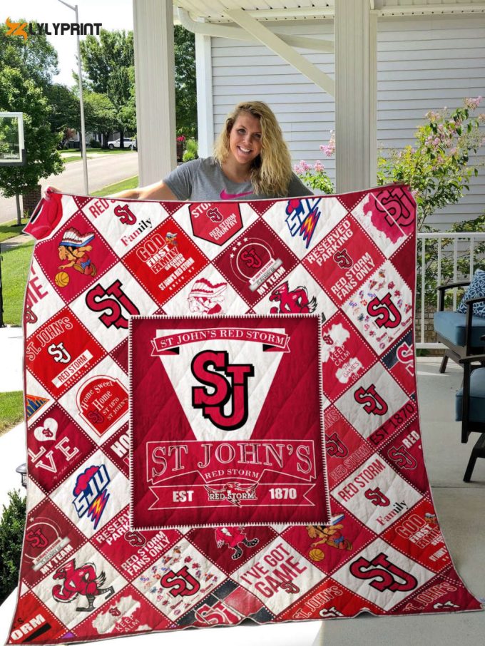 St. John’s University Quilt Blanket For Fans Home Decor Gift 1