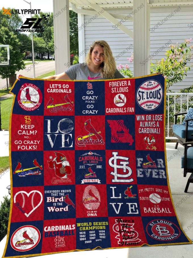St. Louis Cardinals 1 Quilt Blanket For Fans Home Decor Gift 1