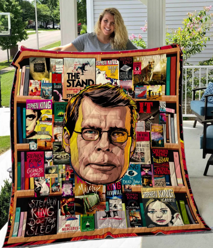 Stephen King 2 Quilt Blanket For Fans Home Decor Gift 2