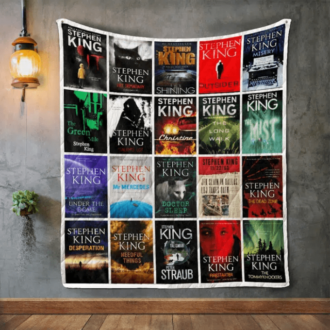 Stephen King Quilt Blanket For Fans Home Decor Gift 2