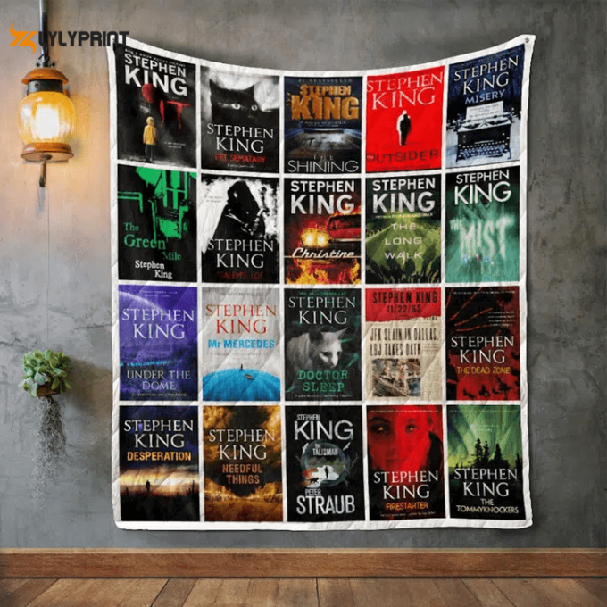 Stephen King Quilt Blanket For Fans Home Decor Gift 1