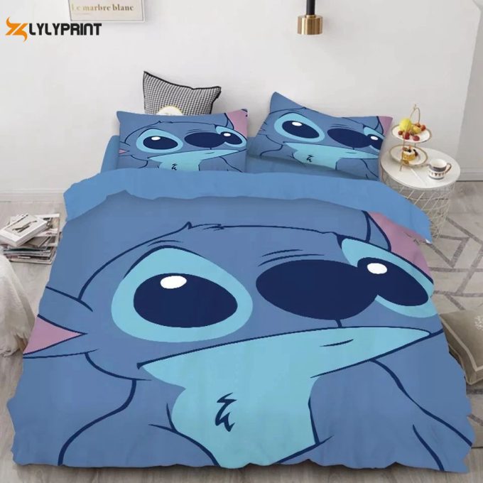 Stitch And Lilo Stitch Duvet Quilt Bedding Set 360 1