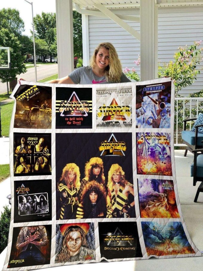 Stryper Quilt Blanket For Fans Home Decor Gift 2