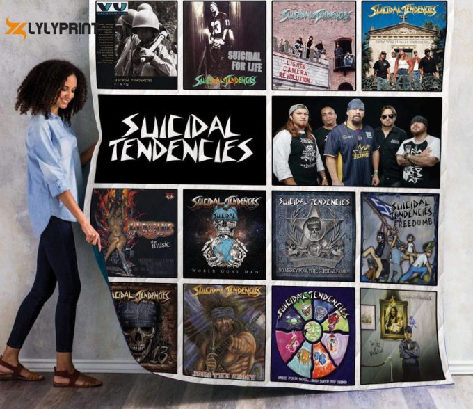 Suicidal Tendencies 3 Quilt Blanket For Fans Home Decor Gift 1