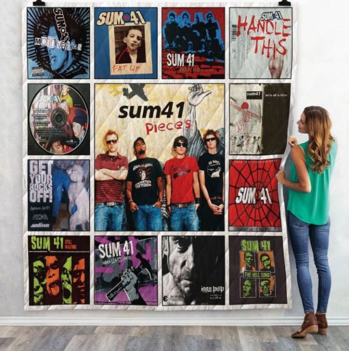 Sum 41 Quilt Blanket For Fans Home Decor Gift 2