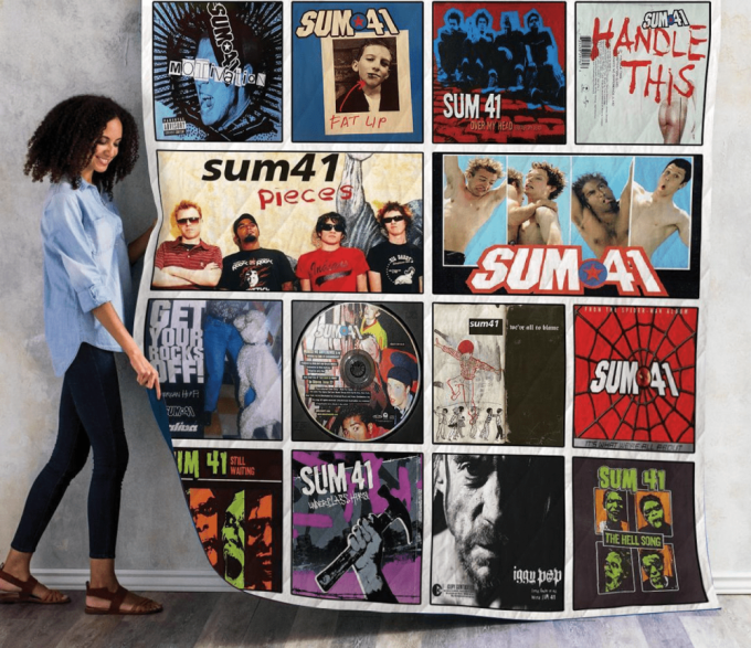 Sum 41 Quilt Blanket For Fans Home Decor Gift 2