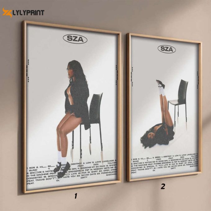 Sza Classic Pop Music Album Cover Sos Ctrl Poster 1