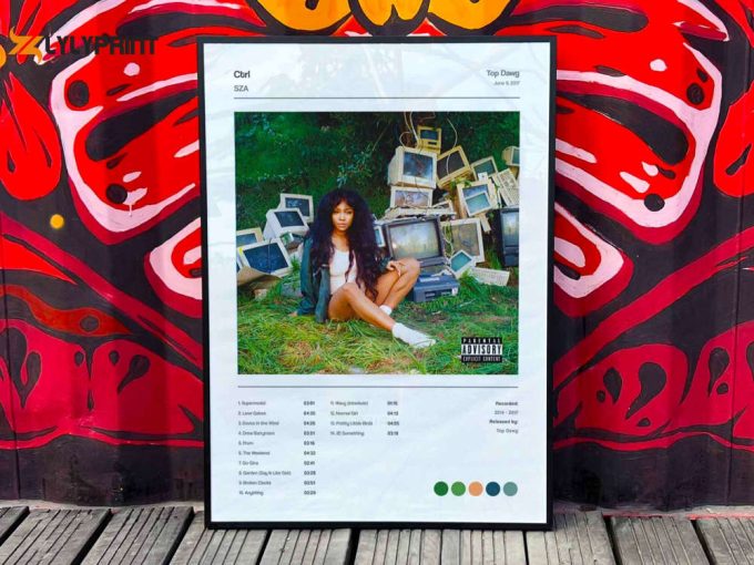 Sza &Amp;Quot;Ctrl&Amp;Quot; Album Cover Poster #5 1