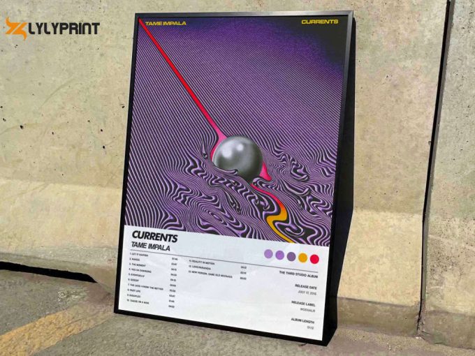 Tame Impala &Amp;Quot;Currents&Amp;Quot; Album Cover Poster For Home Room Decor #6 1