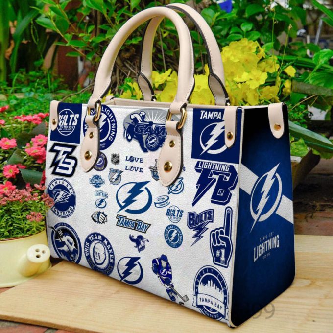 Tampa Bay Lightning Leather Handbag Gift For Women 2