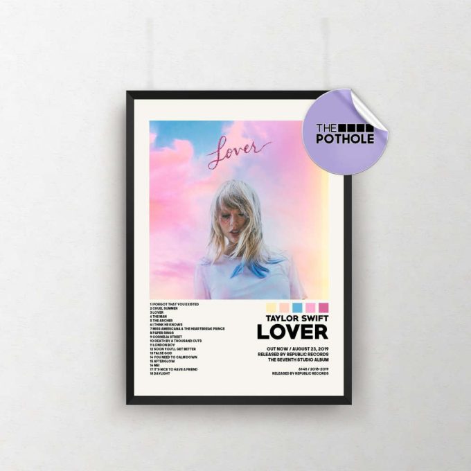Taylor Swift Posters / Lover Poster / Album Cover Poster, Poster Print Wall Art, Custom Poster, Home Decor, Evermore, Folklore, Fearless 2