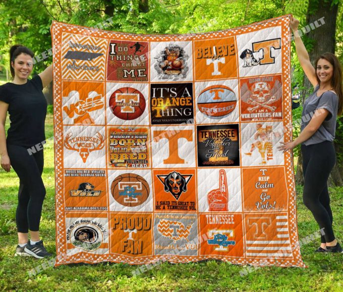 Tennessee Volunteers 2 Quilt Blanket For Fans Home Decor Gift 2