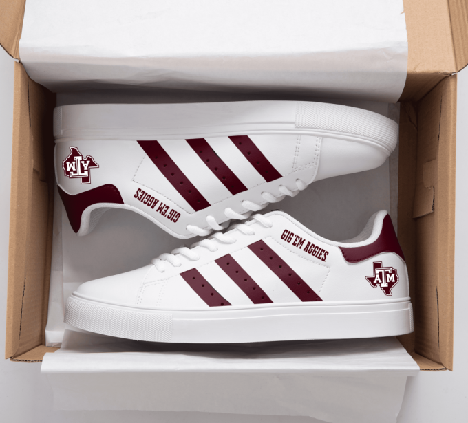 Texas A&Amp;M Aggies 1 Skate Shoes For Men Women Fans Gift 2