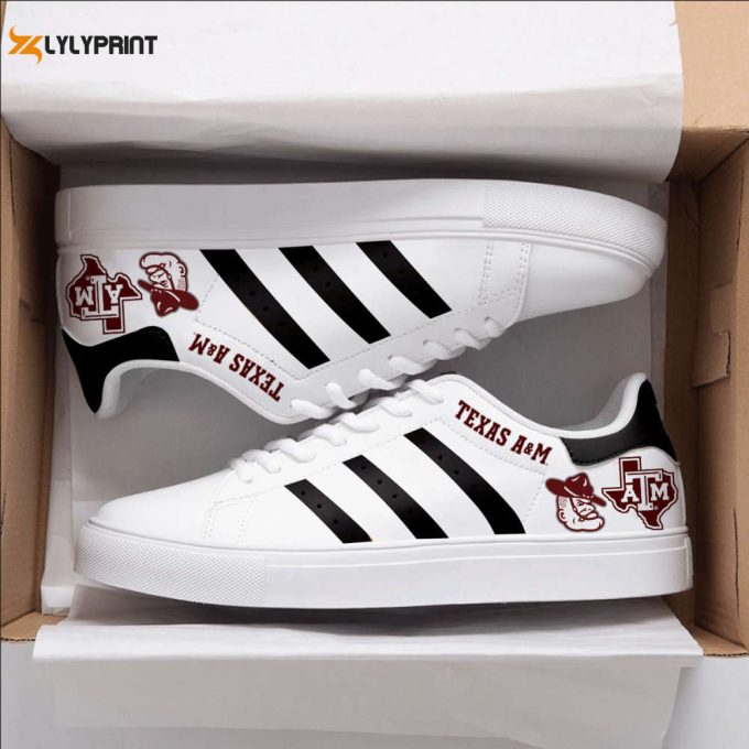 Texas A&Amp;Amp;M Aggies 3A Skate Shoes For Men Women Fans Gift 1