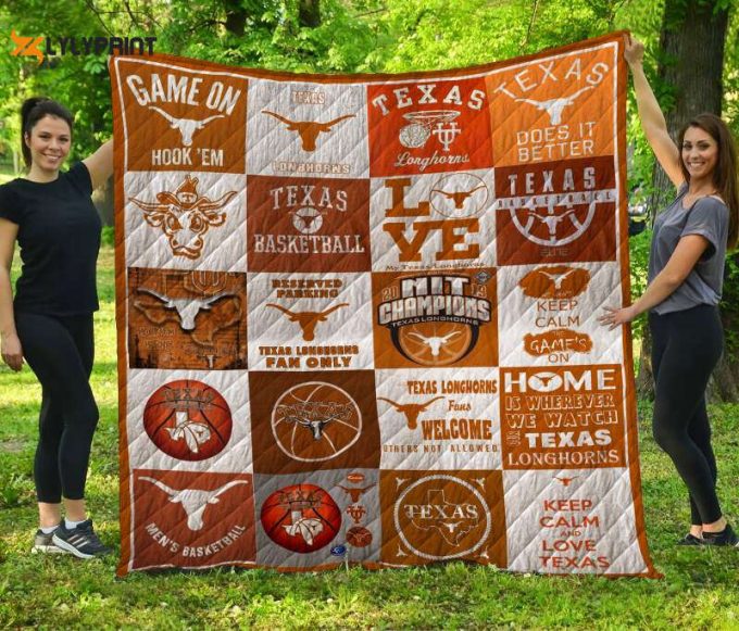 Texas Longhorns Football 3D Customized Quilt Blanket Gift For Home Decor 1
