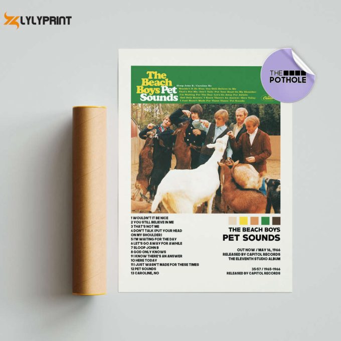The Beach Boys Posters / Pet Sounds Poster / The Beach Boys, Pet Sounds, Album Cover Poster, Poster Print Wall Art, Custom Poster 1