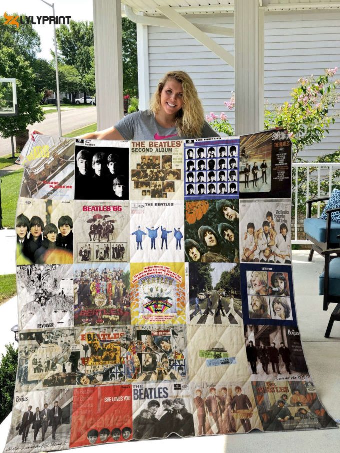 The Beatles 1 Quilt Blanket For Fans Home Decor Gift 1