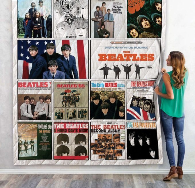 The Beatles 2 Quilt Blanket For Fans Home Decor Gift 3