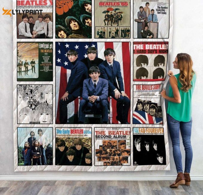 The Beatles 3 Quilt Blanket For Fans Home Decor Gift 1