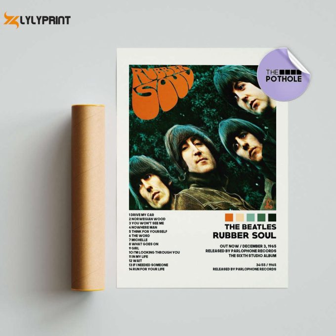 The Beatles Posters / Rubber Soul Poster / The Beatles, Revolver, Album Cover Poster, Poster Print Wall Art, Custom Poster, Home Decor 1