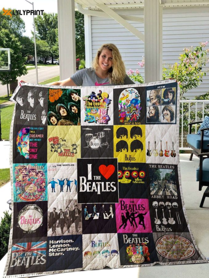 The Beatles Quilt Blanket For Fans Home Decor Gift 1