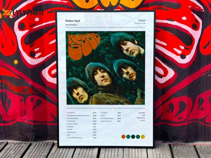 The Beatles &Amp;Quot;Rubber Soul&Amp;Quot; Album Cover Poster #5 1