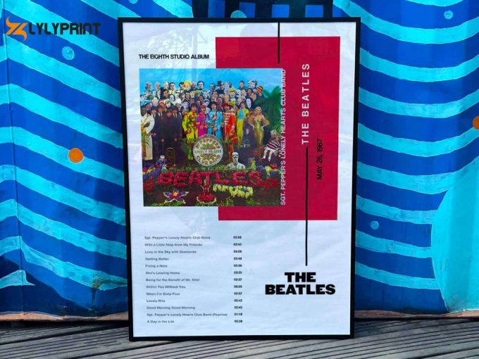 The Beatles &Amp;Quot;Sgt Peppers Lonely Hearts Club Band&Amp;Quot; Album Cover Poster #3 1