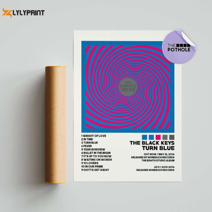 The Black Keys Posters / Turn Blue Poster / The Black Keys, Turn Blue, Album Cover Poster / Poster Print Wall Art, Custom Poster 1