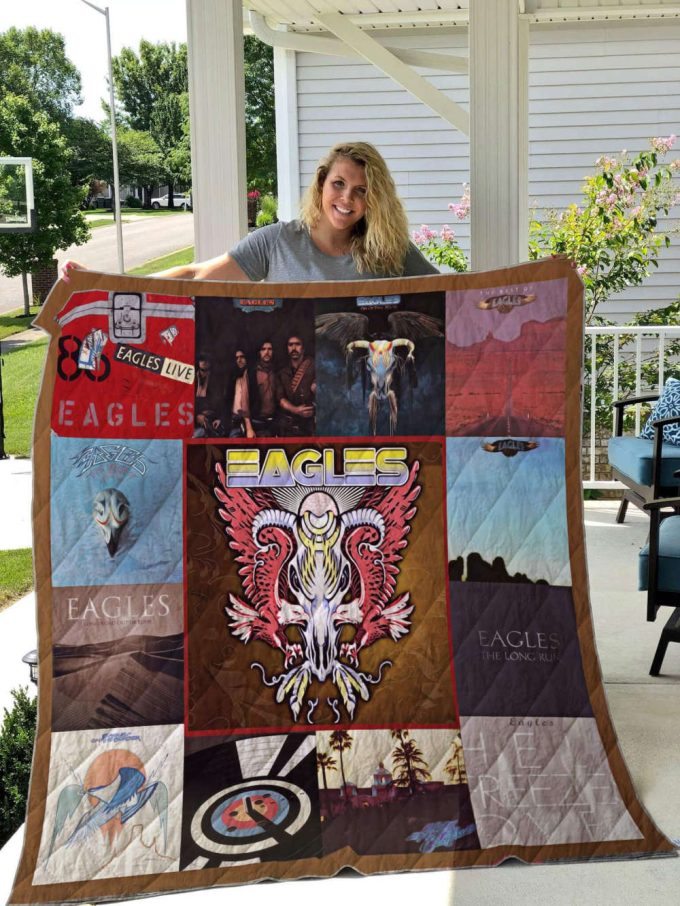 The Eagles Quilt Blanket For Fans Home Decor Gift 2