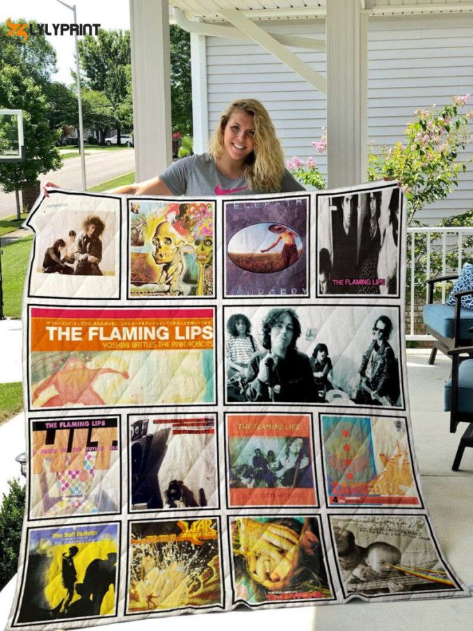 The Flaming Lips Quilt Blanket For Fans Home Decor Gift 1