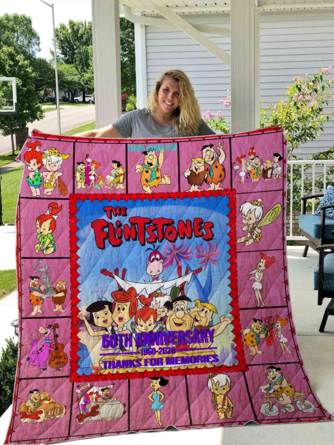 The Flintstones 1 Quilt Blanket For Fans Home Decor Gift 2