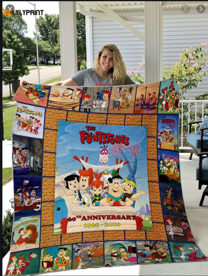 The Flintstones Quilt Blanket For Fans Home Decor Gift 1