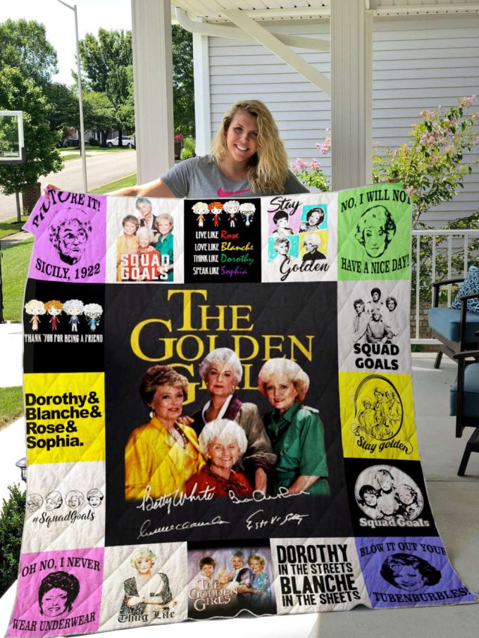 The Golden Girls 2 Quilt Blanket For Fans Home Decor Gift 2